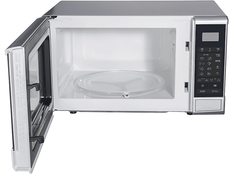 SHARP R270S — Microondas, 800 W, Plata, 10 potencia, 20 l, vista 4