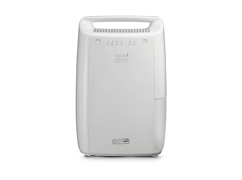 DELONGHI DEX212SF — Deshumidificador, 55 m², Blanco, 2,1 l