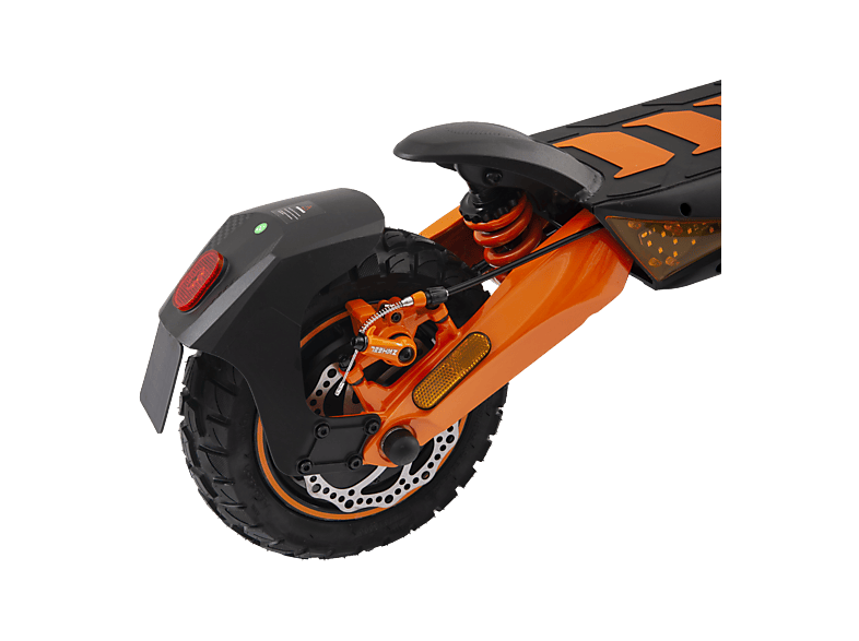 ZWHEEL Zcougar Plus — Patinete eléctrico, Pot. máx. 1600 W, Carga máx. 120 kg, 20000 mAh, Negro, vista 5