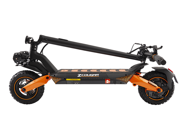 ZWHEEL Zcougar Plus — Patinete eléctrico, Pot. máx. 1600 W, Carga máx. 120 kg, 20000 mAh, Negro, vista 6