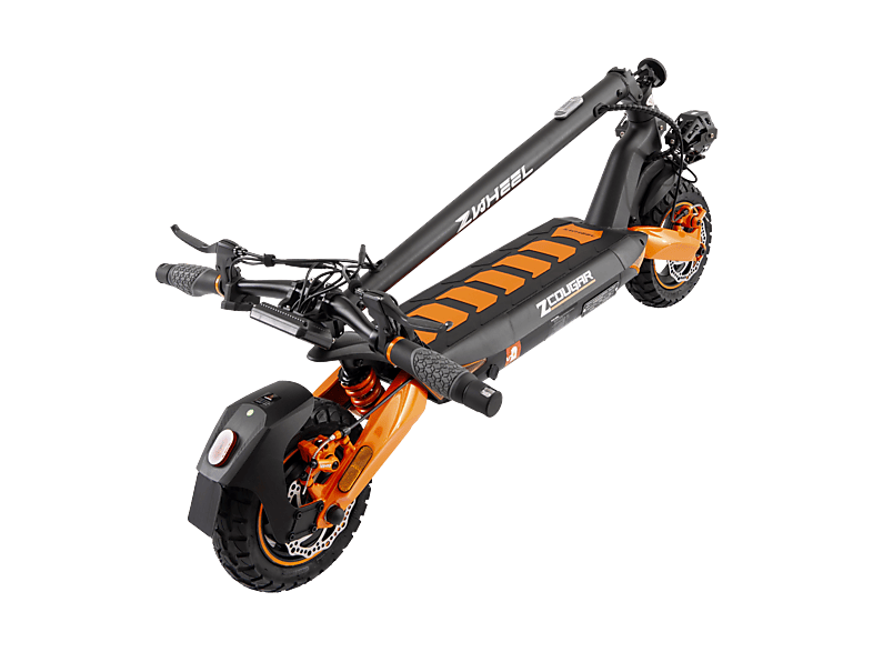 ZWHEEL Zcougar Plus — Patinete eléctrico, Pot. máx. 1600 W, Carga máx. 120 kg, 20000 mAh, Negro, vista 7