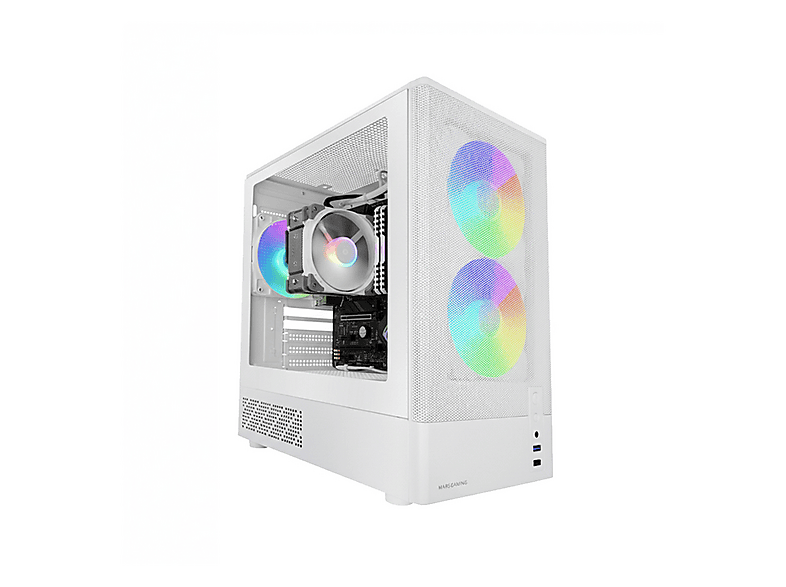 NEOPC NEOMEDI05 — PC Gaming, 16 GB RAM, 480 GB SSD, Blanco, AMD Ryzen 5 4600G, vista 2