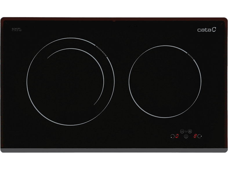 CATA IB 2 PLUS BK — Placa de inducción, 590 mm, Negro, 2 zone(s) zonas