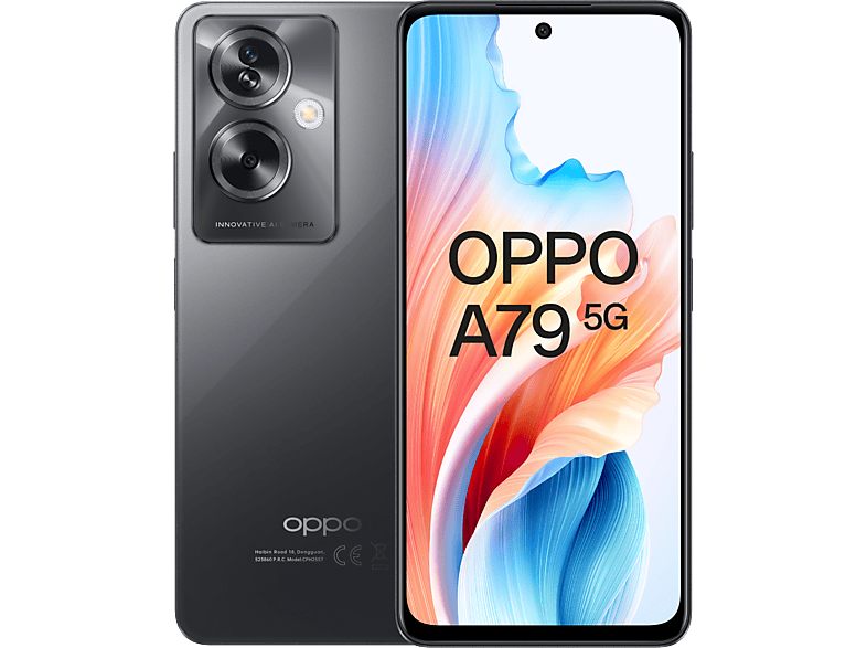 OPPO A79 — Smartphone, Negro, 128 GB, 4 GB RAM, 90 Hz
