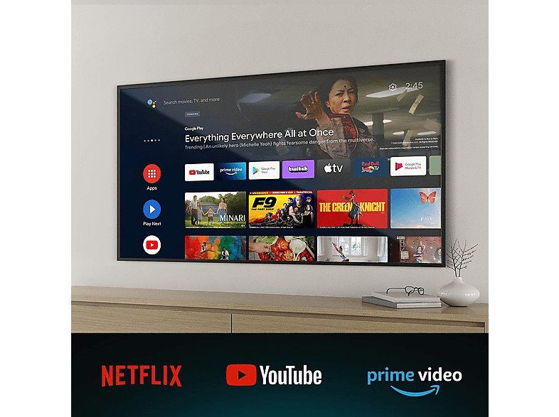 CECOTEC LED A3 séries ALU30075 — TV LED 75", Multicolor, UHD 4K, ARM CA55, Smart TV, vista 4