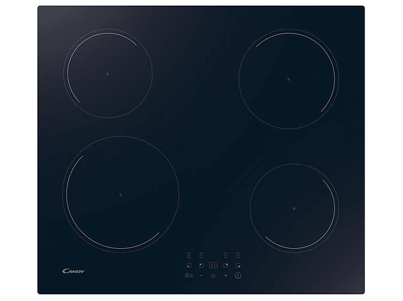 CANDY Idea CI642CBB/1 — Placa de inducción, 590 mm, Negro, 4 zone(s) zonas