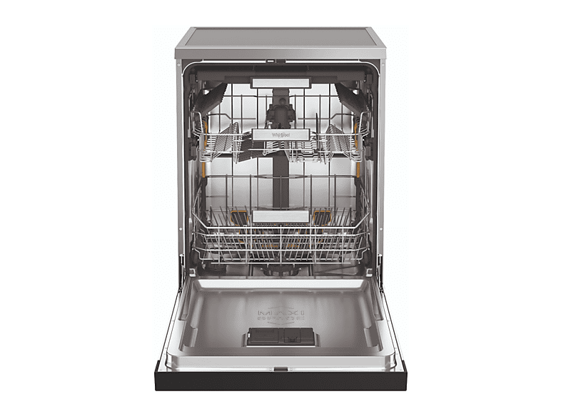 WHIRLPOOL MaxiSpace W7F HS51 X — Lavavajillas libre instalación 60 cm, 15,0 servicios, 8,0 programas, 60 cm, Acero inoxidable, vista 4