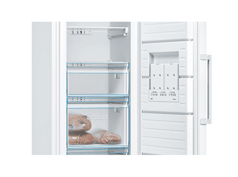BOSCH GSN36VWEP — Congelador vertical, 186 cm, Blanco, 242 l, vista 6