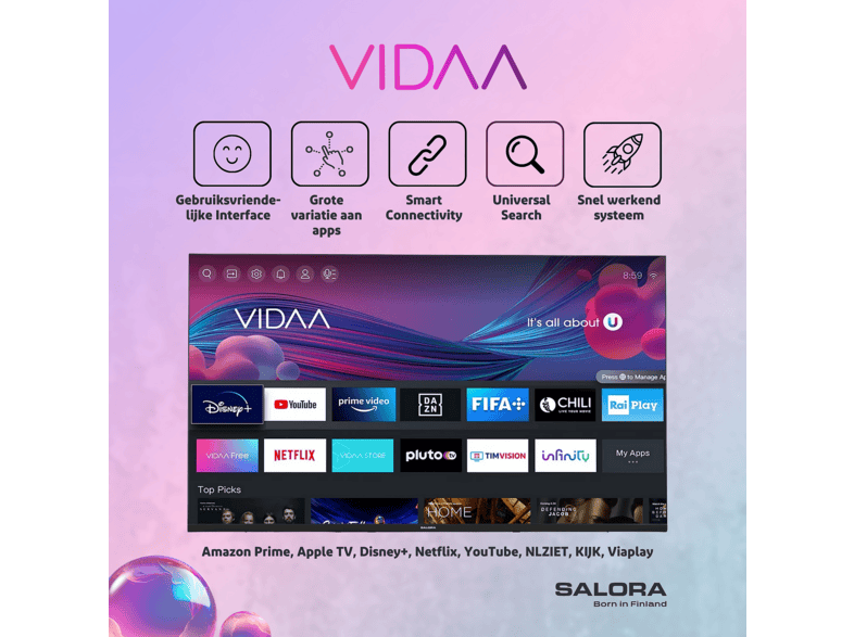 SALORA FOD40TV — TV LED 40", Full-HD, Smart TV, DVB-T2 (H.265), gid://shopify/Metaobject/76564791642, vista 2