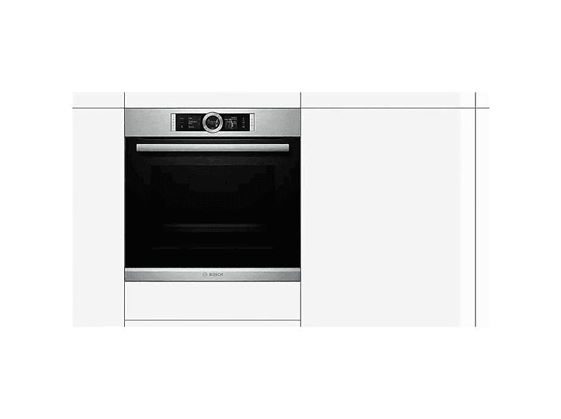 BOSCH HSG636ES1 — Horno multifunción, 594 mm, Inox, 71 l, vista 3
