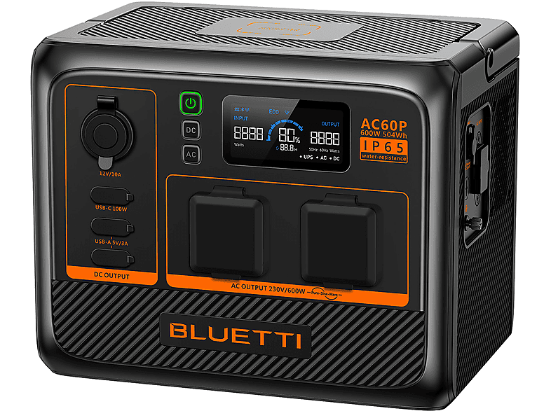 BLUETTI AC60P-EU-GY-BL-00 — Estación de energía