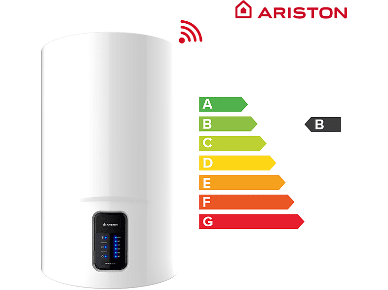 ARISTON — Termo Eléctrico, Blanco, LYDOS WIFI 80 V 1.5K EU + INSTAFIX ARISTON, 80 l, vista 2