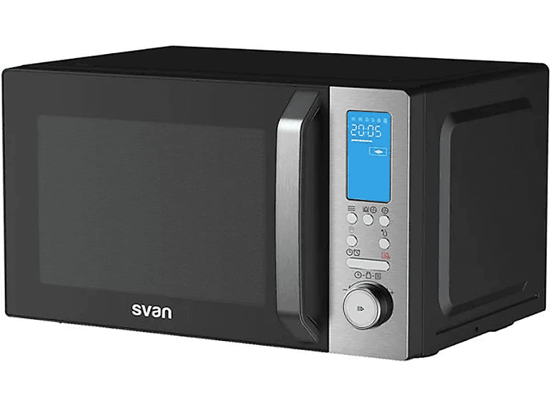 SVAN SVASVMW270CVN — Microondas libre instalación, 900 W, Inox, 5 potencia, 26 l