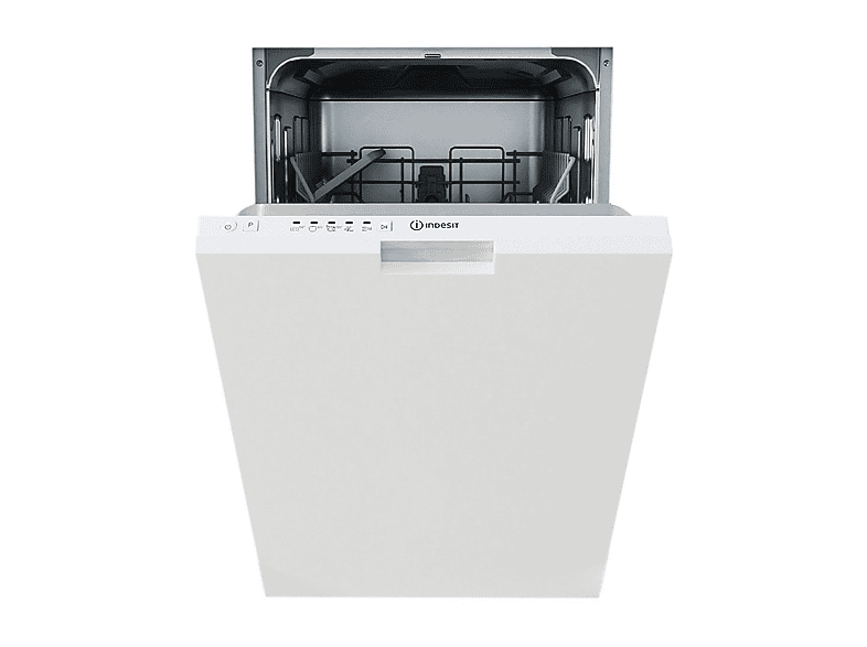 INDESIT DI9E 2B10 — Lavavajillas integrable 45 cm, 9 servicios, 5 programas, 44,8 cm, Blanco