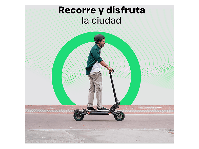 Youin XLMAX LITE — Patinete eléctrico, Pot. máx. 1200 W, Carga máx. 120 kg, 12500 mAh, Negro, vista 8