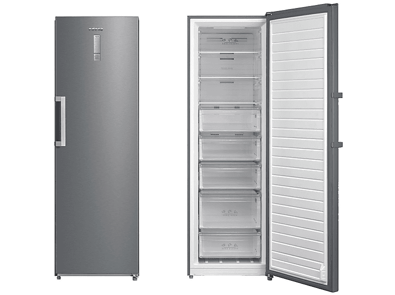 EDESA 924271310 — Congelador vertical, 185,5 cm, Inox