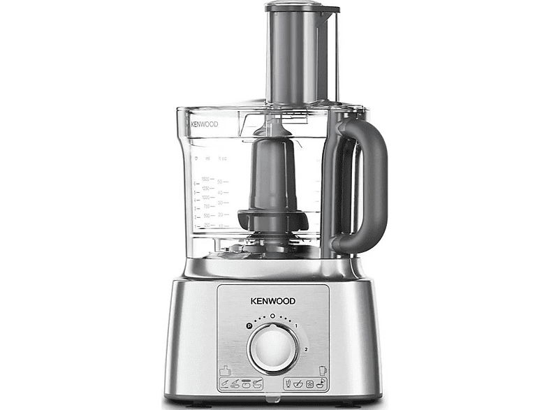 KENWOOD FDP65.820SI — Licuadora, 1000 W, Plata, 3 l, vista 4