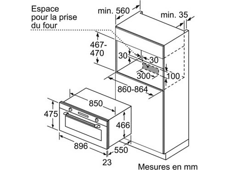 SIEMENS VB558C0S0 — Horno, Multifunción, 85 L, Integrado, 90 cm, vista 2