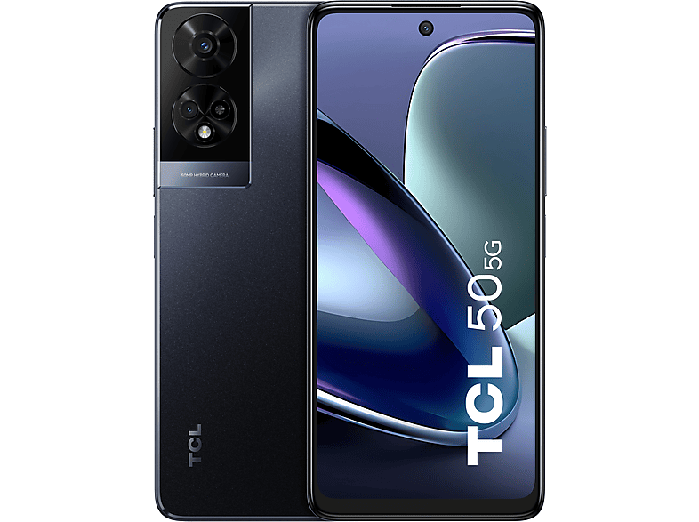 TCL Smartphone TCL 50 4GB/ 128GB/ 6.56"/ 5G/ Gris Espacial — Smartphone, Grey, 4 GB RAM, 6,6" 6.6 pulgadas / 16.764 cm, Processor