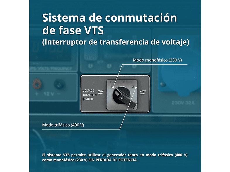 KÖNNER & SÖHNEN KS 10000E 1/3 — Generador de energía, vista 3