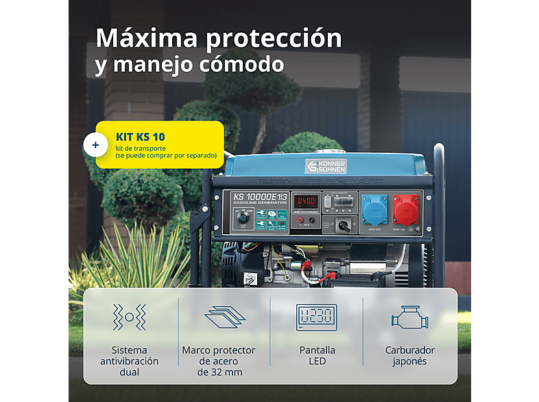 KÖNNER & SÖHNEN KS 10000E 1/3 — Generador de energía, vista 9