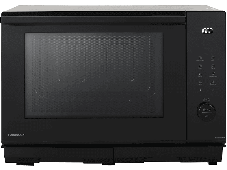 PANASONIC NN-DS59NMETG — Microondas libre instalación, 1960 W, 7 potencia, 27 l, azul