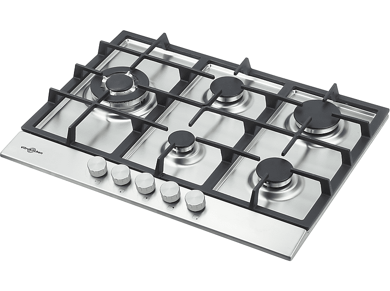 VITROKITCHEN EN73IN — Placa de gas, 51 cm, Inoxidable, 3 zonas, vista 2