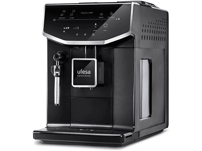 UFESA UFE71705734 — Cafetera superautomática, 1550 W, 20 bar, 2 tazas