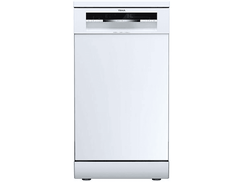 TEKA DFS 44750 — Lavavajillas libre instalación 45 cm, 10 servicios, 7 programas, 44,8 cm, Blanco