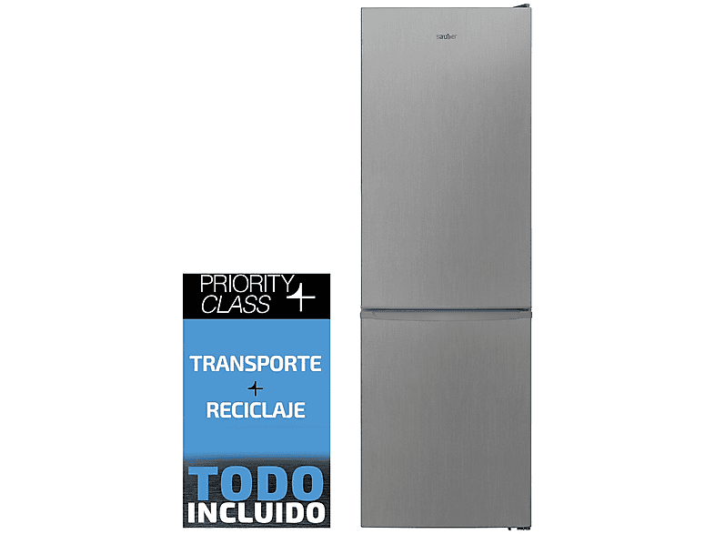 SAUBER SERIE 3-185XV — Figorífico combi, Altura 186 cm, No Frost, NO FROST, Capacidad 294 l