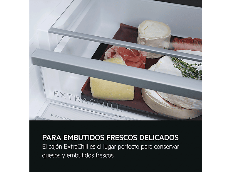 AEG RCB736E7ML — Frigorífico combi, Altura 2010 mm, Inox, No Frost, Capacidad 367 l, vista 9