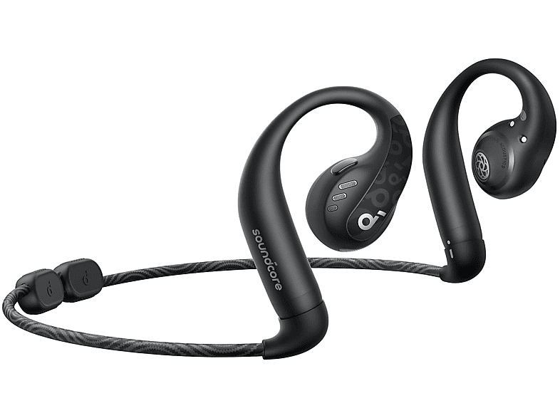 SOUNDCORE BY ANKER — Auriculares deportivos, Bluetooth, Negro, AeroFit Pro SOUNDCORE BY ANKER, Control remoto, vista 2