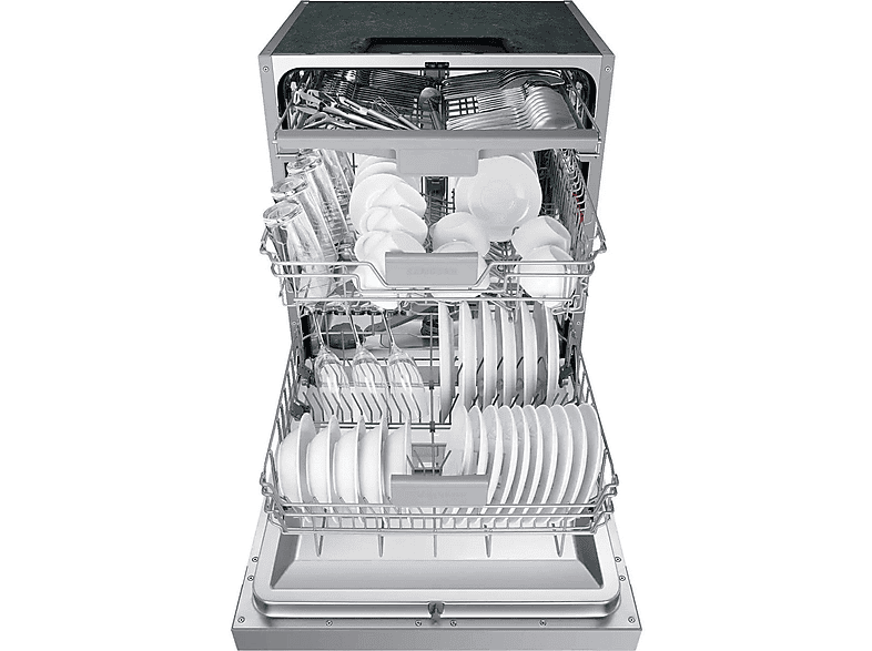 SAMSUNG DW60CG550FSRET — Lavavajillas libre instalación 60 cm, 14 servicios, 7 programas, 598 mm, Grey, vista 2