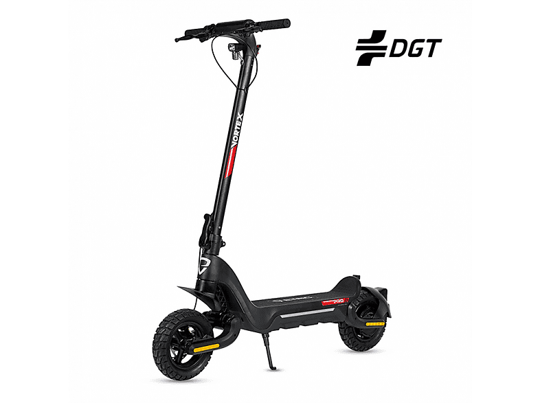ECOXTREM VORTEX BLACK Homologado — Patinete eléctrico, Pot. máx. 1000 W, Carga máx. 150 kg, 15000 mAh, Negro