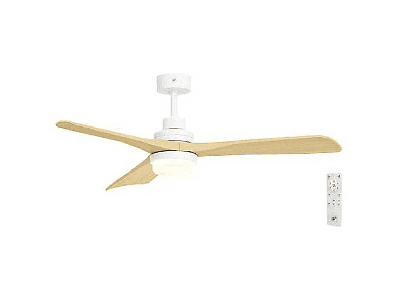 SOLER & PALAU HTD-130 — Ventilador de techo, 50 W, 6 velocidades, Blanco / Madera, vista 2