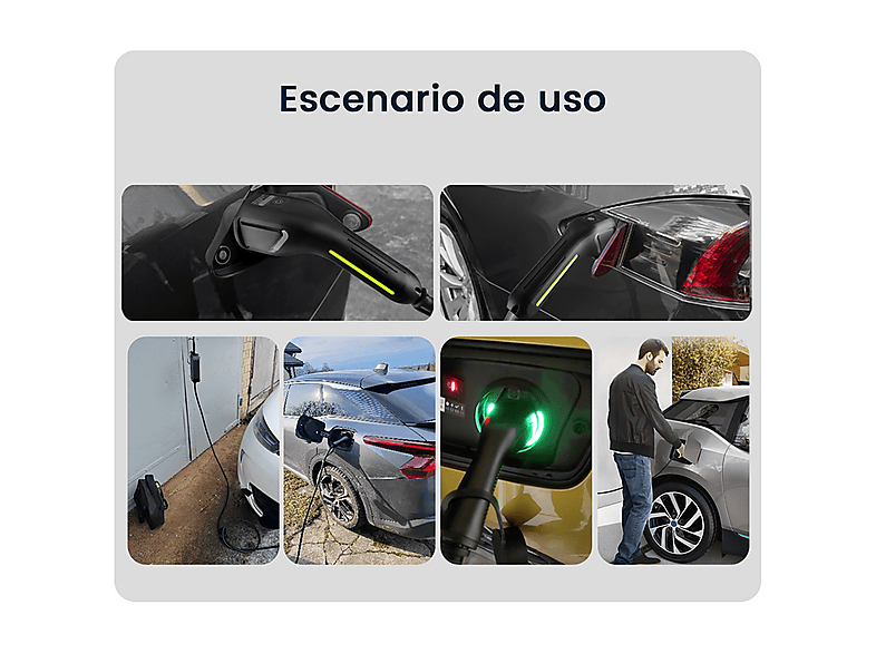 HEXINEX 22kW [3-Fases|5 m|6-32A] — Cargadores vehículos eléctricos, Black, vista 5