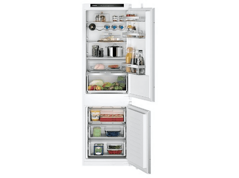 SIEMENS KI86NVSE0 — Frigorífico combi, Altura 177,2 cm, Inox, No Frost, autoAirflow