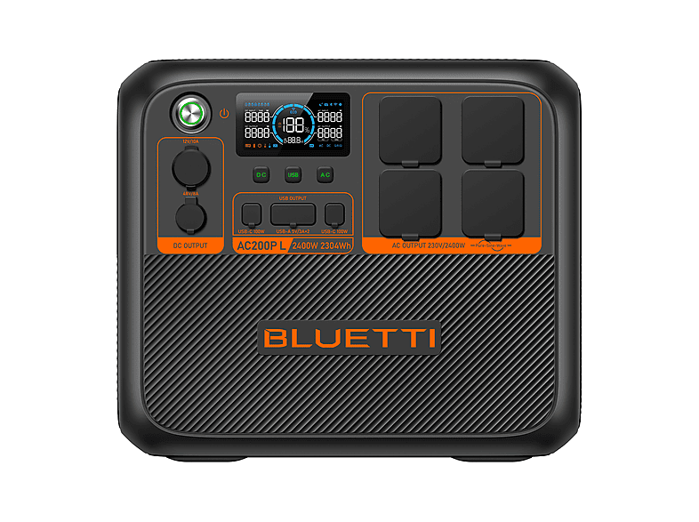 BLUETTI AC200PL con batería de expansión B300K — Kit estación de energía professional, 4*2400W, AC200L actualizado, 5069.8Wh, AC200Max, vista 4
