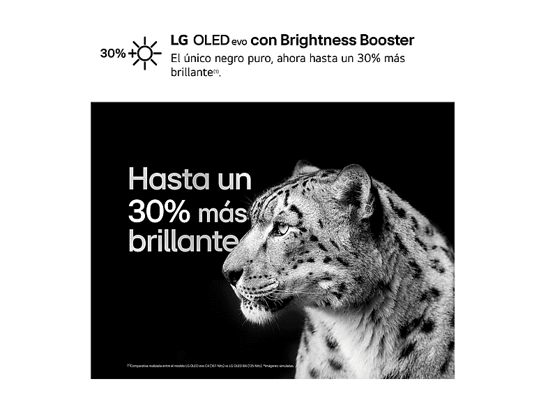 LG OLED55C46LA.AEU — TV OLED 55", Negro, UHD 4K, Α9 Gen7 Procesador AI 4K, Smart TV, vista 8