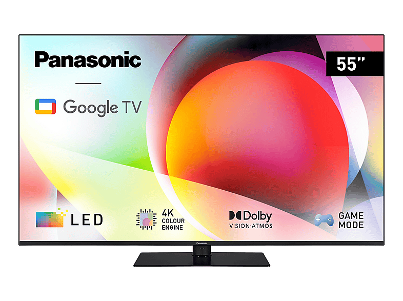 PANASONIC TN-55W70AEZ — TV LED 55", Negro, UHD 4K, 4K Colour Engine, Smart TV