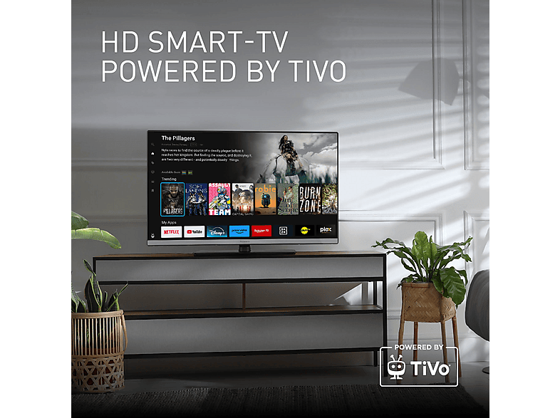 PANASONIC TB-24S40AEZ — TV LED 24", Negro, HD, 1, Smart TV, vista 5