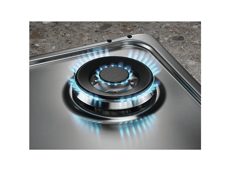 ELECTROLUX 212005555 — Placa de gas, 74,4 cm, Inox, 5 zonas, vista 4