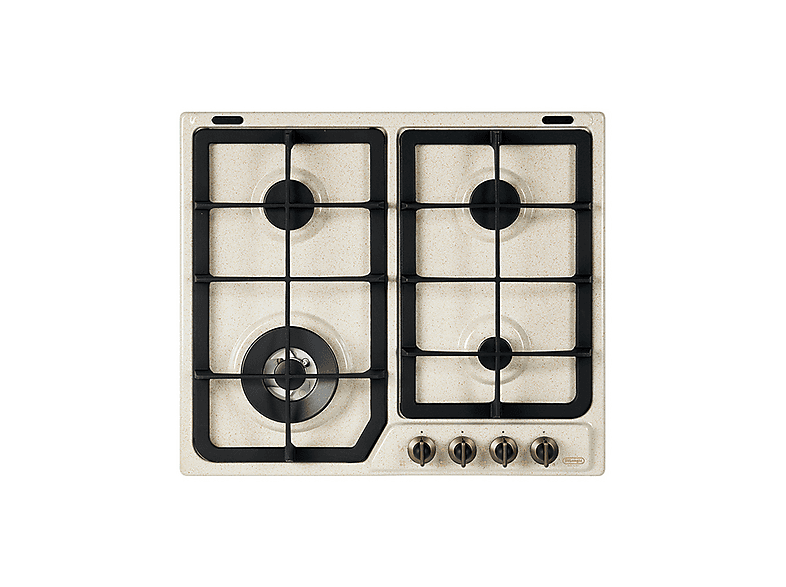 DELONGHI AVF 46 PRO — Placa de gas, 580 mm, Inox, 4 zonas, vista 2