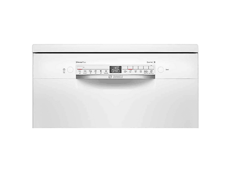 BOSCH SMS2HKW04E 13 juegos Acero Inoxidable — Lavavajillas libre instalación 60 cm, 13 servicios, 6 programas, 600 mm, White, vista 8