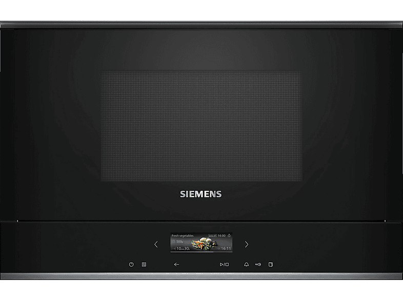 SIEMENS BF722R1B1 — Microondas integrable, 900 W, 5 potencia, 21 l