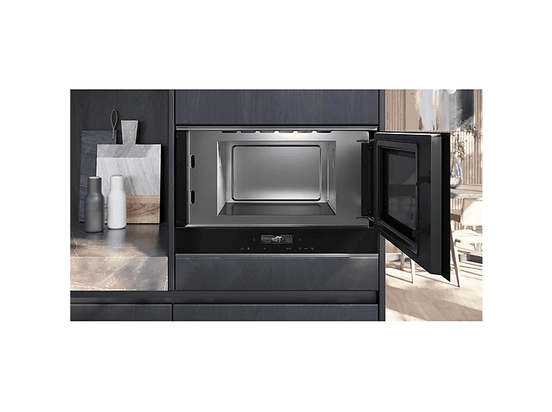 SIEMENS BF722R1B1 — Microondas integrable, 900 W, 5 potencia, 21 l, vista 8