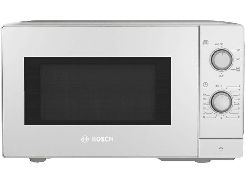 BOSCH FFL020MW0 — Microondas libre instalación, 800 W, Blanco, 5 potencia, 20 l
