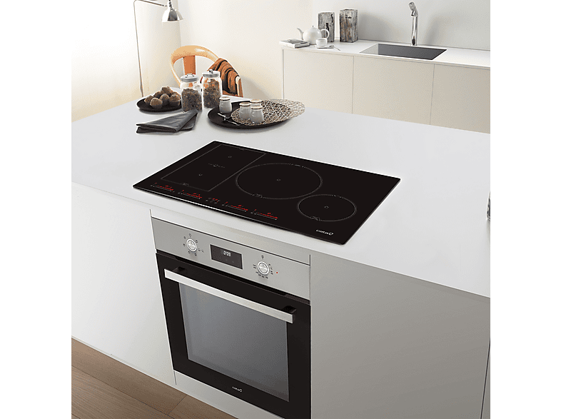 CATA 308606334 — Placa de inducción, 800 mm, Negro, 4 zonas, vista 5