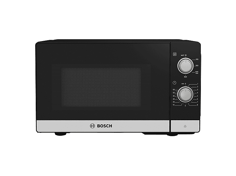 BOSCH FFL020MS2 — Microondas libre instalación, 800 W, Negro, 5 potencia, 20 l