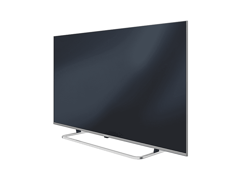 GRUNDIG GRU65GHU8590 — TV LED 65", Negro, UHD 4K, 4 núcleos, Smart TV, vista 3
